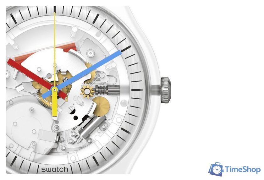 Наручные часы Swatch Clear SO29K100 New Gent - Изображение №4 — Интернет-магазин Time-Shop