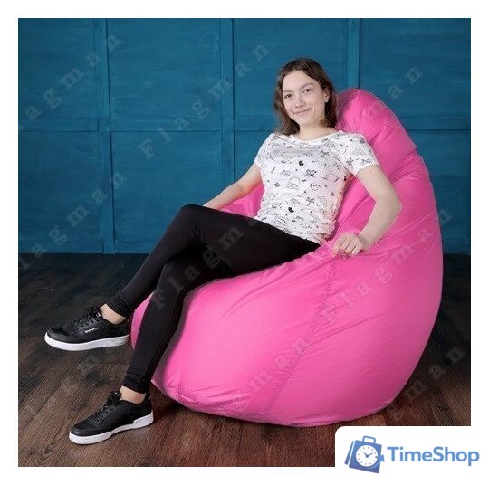 Кресло-мешок Flagman Груша Мега Г3.2-07 (светло-розовый) - Изображение №12 — Интернет-магазин Time-Shop