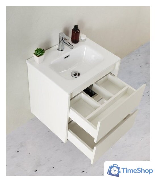  BelBagno Тумба под умывальник Kraft 39-500/390-2C-SO-BO (bianco opaco) - Изображение №3 — Интернет-магазин Time-Shop