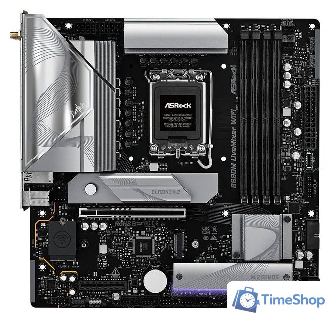 Материнская плата ASRock B860M LiveMixer WiFi - Изображение №1 — Интернет-магазин Time-Shop