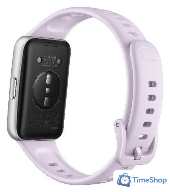 Фитнес-браслет Huawei Band 11 (серебристый алюминиевый корпус, с сиреневым силиконовым ремешком, международная версия) - Изображение №3 — Интернет-магазин Time-Shop