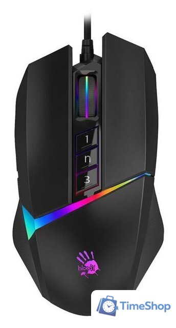 Игровая мышь A4Tech Bloody W60 Max (черный) - Изображение №1 — Интернет-магазин Time-Shop