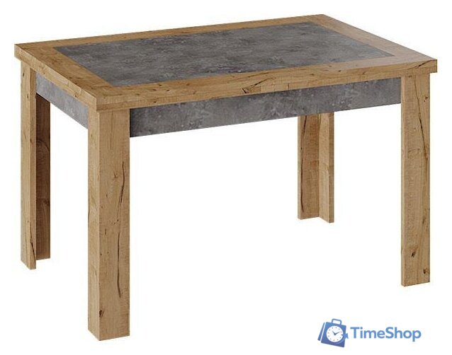 Кухонный стол Трия Хьюстон тип 4 раздвижной (черный/каттхилт) - Изображение №1 — Интернет-магазин Time-Shop