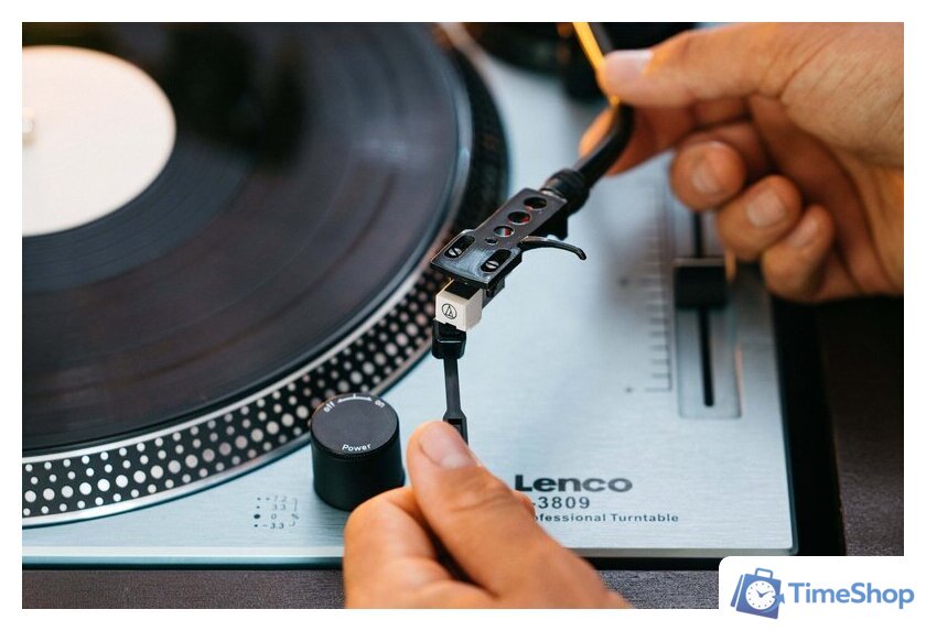 Виниловый проигрыватель Lenco L-3809 (металлик) - Изображение №5 — Интернет-магазин Time-Shop