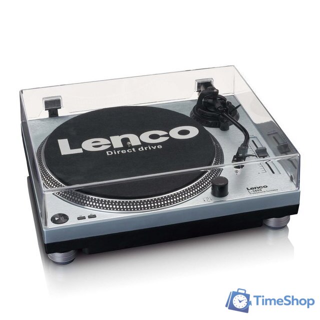 Виниловый проигрыватель Lenco L-3809 (металлик) - Изображение №10 — Интернет-магазин Time-Shop