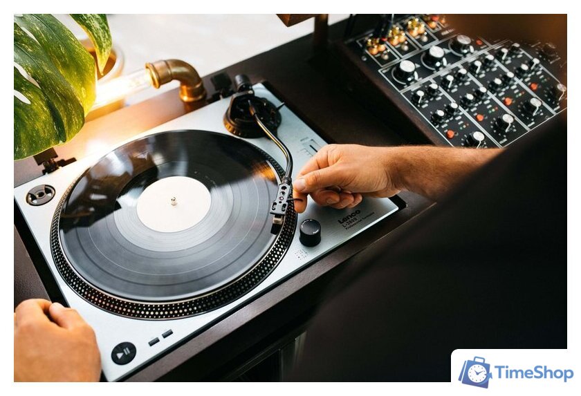 Виниловый проигрыватель Lenco L-3809 (металлик) - Изображение №4 — Интернет-магазин Time-Shop