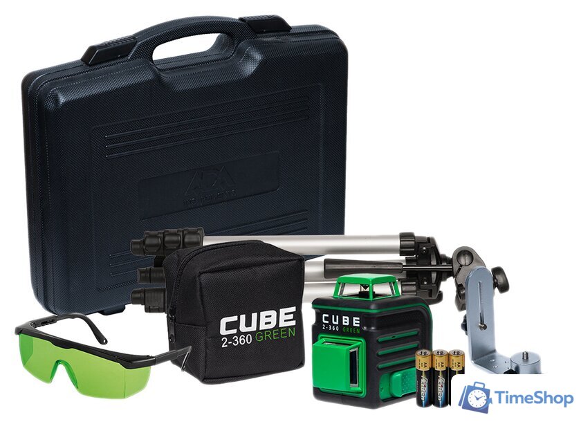 Лазерный нивелир ADA Instruments Cube 2-360 Green Ultimate Edition [A00471] - Изображение №1 — Интернет-магазин Time-Shop