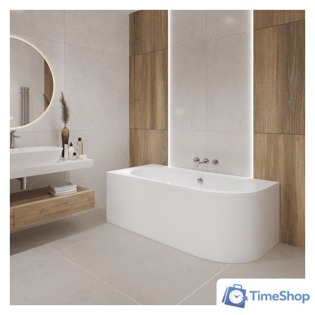 Ванна Lauter Bliss 180 L 21201081L (с ножками) - Изображение №14 — Интернет-магазин Time-Shop