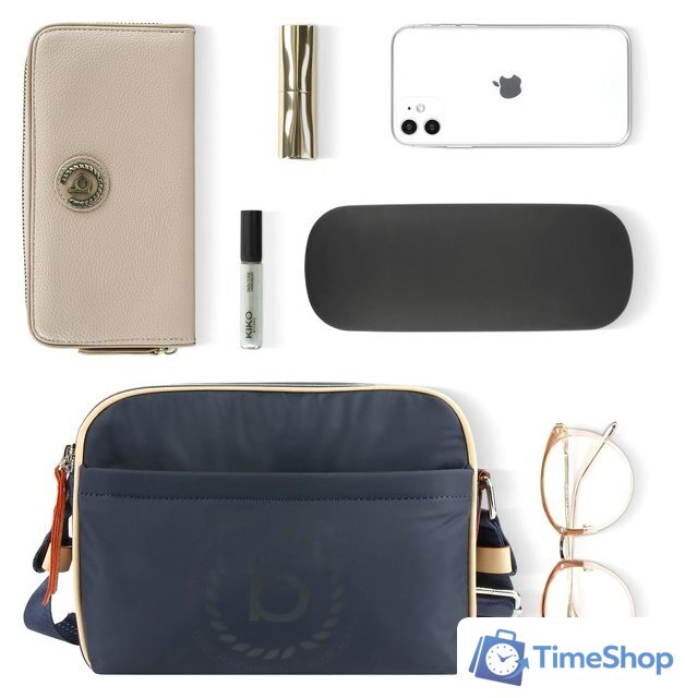 Женская сумка Bugatti Lido 49360423 (синий) - Изображение №7 — Интернет-магазин Time-Shop