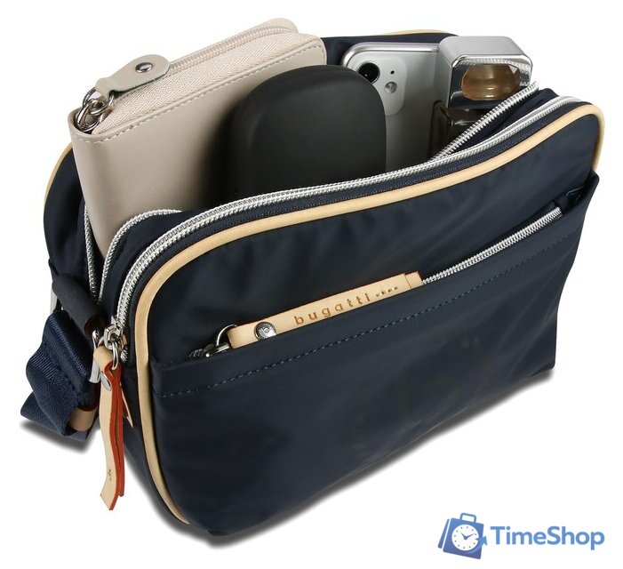Женская сумка Bugatti Lido 49360423 (синий) - Изображение №5 — Интернет-магазин Time-Shop