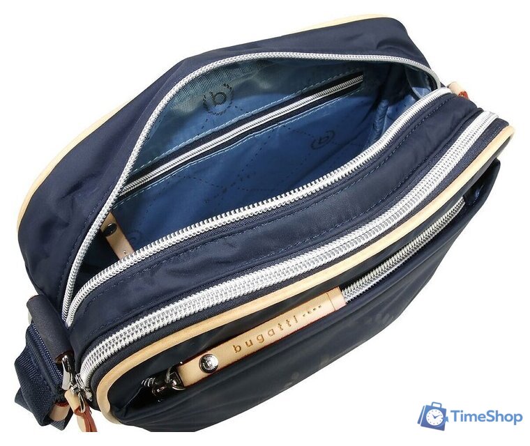Женская сумка Bugatti Lido 49360423 (синий) - Изображение №4 — Интернет-магазин Time-Shop