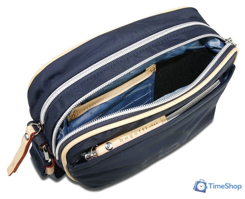 Женская сумка Bugatti Lido 49360423 (синий) - Изображение №3 — Интернет-магазин Time-Shop