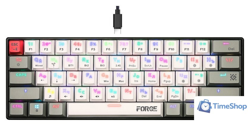 Клавиатура Defender Forge GK-345 (Outemu Brown) - Изображение №1 — Интернет-магазин Time-Shop