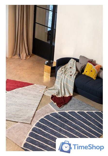 Ковер для жилой комнаты Tkano Terra Rice plantation TK22-DR0011 (серый) - Изображение №7 — Интернет-магазин Time-Shop