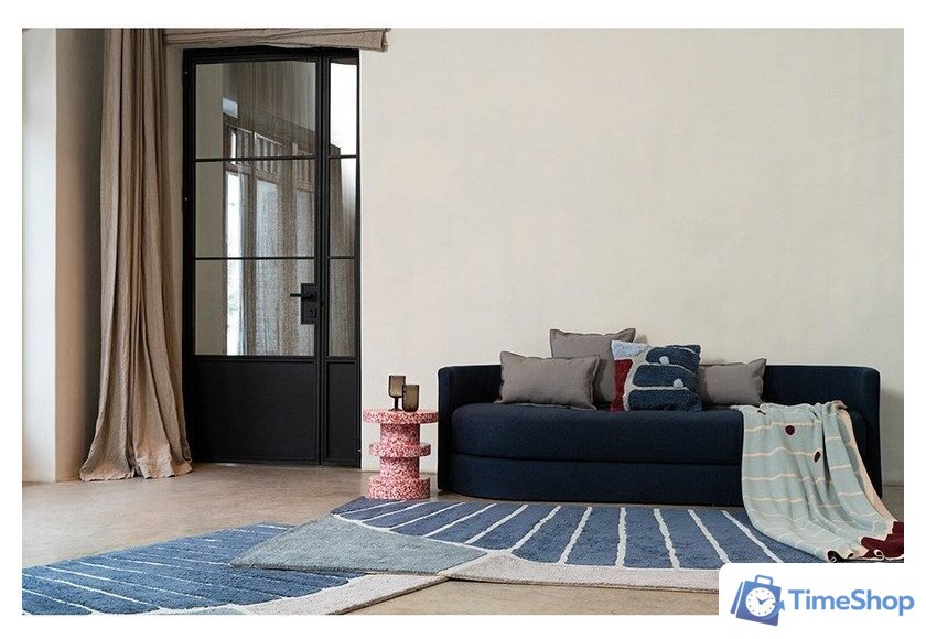 Ковер для жилой комнаты Tkano Terra Rice plantation TK22-DR0011 (серый) - Изображение №8 — Интернет-магазин Time-Shop