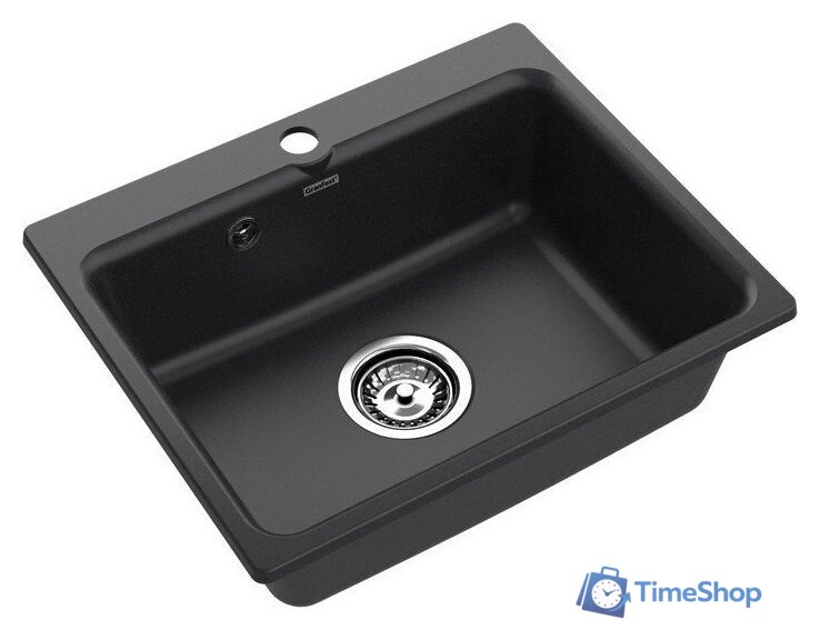Кухонная мойка GranFest SMART 520 (черный) - Изображение №2 — Интернет-магазин Time-Shop
