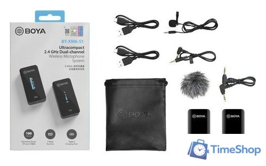 Радиосистема BOYA BY-XM6-S1 - Изображение №4 — Интернет-магазин Time-Shop