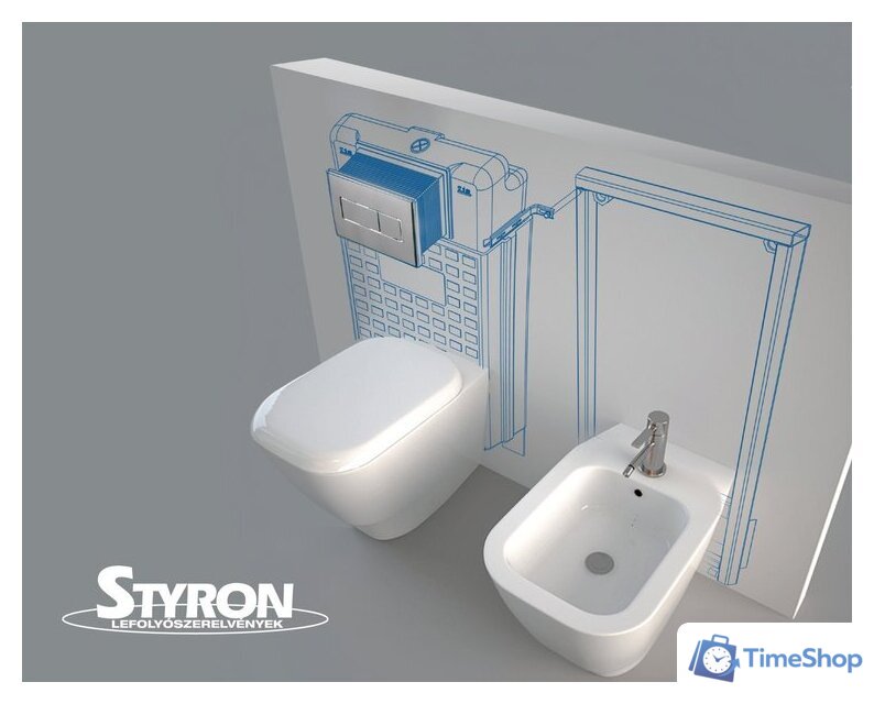 Инсталляция для унитаза Styron Niagara Fix STY-740 - Изображение №5 — Интернет-магазин Time-Shop