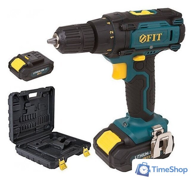 Дрель-шуруповерт FIT CD-14WC (с 2-мя АКБ, кейс) - Изображение №1 — Интернет-магазин Time-Shop