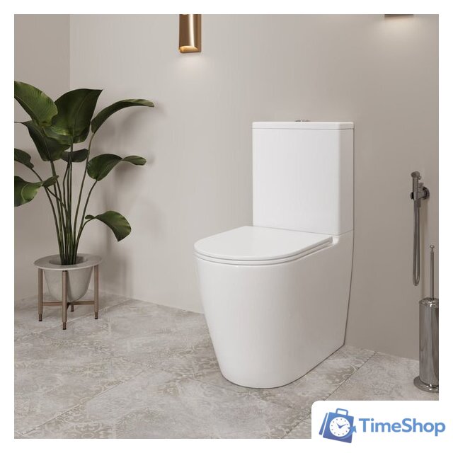 Унитаз напольный Lauter Vortex 2110022VF + гигиенический душ Sano 21LT1294GL - Изображение №12 — Интернет-магазин Time-Shop