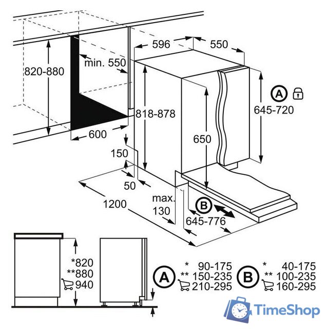 Встраиваемая посудомоечная машина Electrolux EEM48321L - Изображение №2 — Интернет-магазин Time-Shop