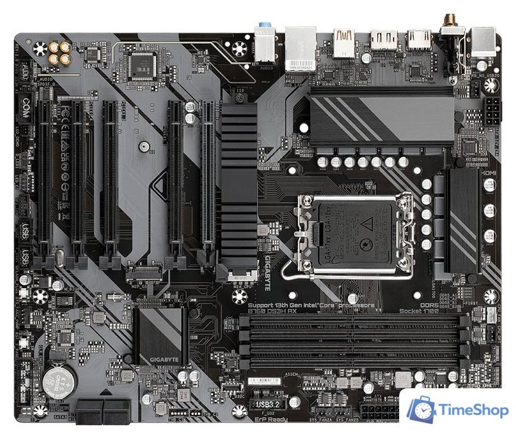 Материнская плата Gigabyte B760 DS3H AX (rev. 1.x) - Изображение №3 — Интернет-магазин Time-Shop