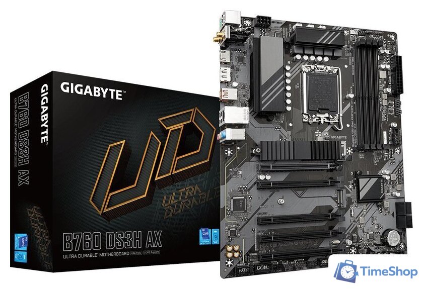 Материнская плата Gigabyte B760 DS3H AX (rev. 1.x) - Изображение №5 — Интернет-магазин Time-Shop