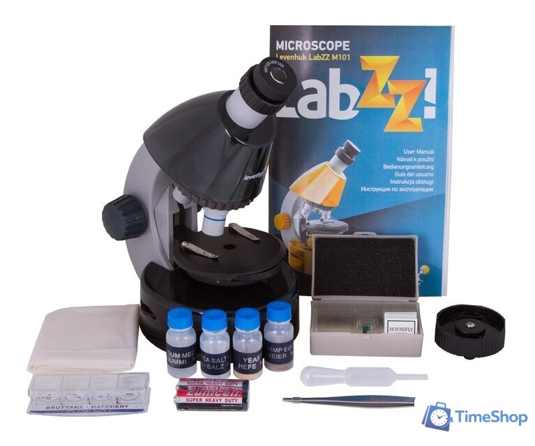 Детский микроскоп Levenhuk LabZZ M101 (лунный камень) 69032 - Изображение №11 — Интернет-магазин Time-Shop