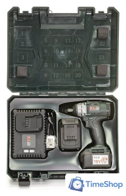 Винтоверт KLPRO KLDV18B-50 (с 2-мя АКБ, кейс) - Изображение №12 — Интернет-магазин Time-Shop