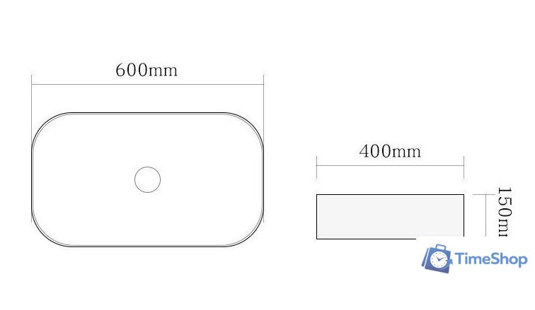 Умывальник SantiLine SL-7022MM - Изображение №2 — Интернет-магазин Time-Shop