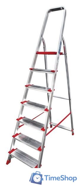 Лестница-стремянка Новая высота NV 511 алюминиевая индустриальная 7 ступеней (5110107) - Изображение №1 — Интернет-магазин Time-Shop