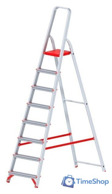 Лестница-стремянка Новая высота NV 311 алюминиевая профессиональная 8 ступеней - Изображение №2 — Интернет-магазин Time-Shop