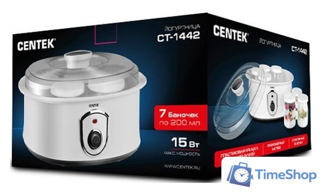 Йогуртница CENTEK CT-1442 - Изображение №5 — Интернет-магазин Time-Shop