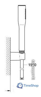 Душевой гарнитур  Grohe Euphoria Cosmopolitan Stick 27369000 - Изображение №2 — Интернет-магазин Time-Shop