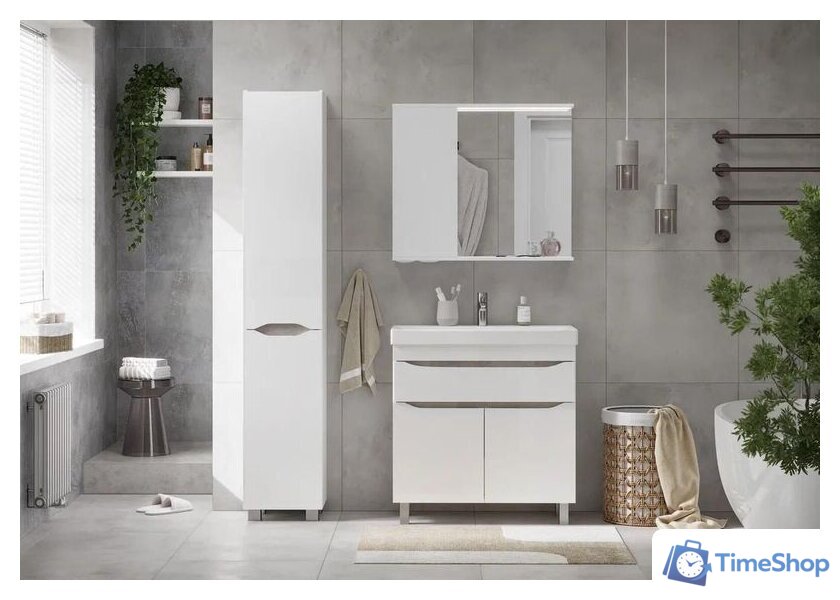  Volna Тумба под умывальник Lake 80.2D.1Y - Изображение №6 — Интернет-магазин Time-Shop