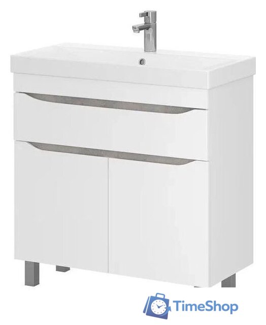  Volna Тумба под умывальник Lake 80.2D.1Y - Изображение №1 — Интернет-магазин Time-Shop