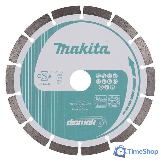 Отрезной диск алмазный  Makita D-80101 - Изображение №1 — Интернет-магазин Time-Shop