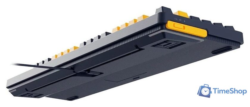 Клавиатура Rapoo V500 Pro Multimode 2024 (темно-синий/желтый) - Изображение №4 — Интернет-магазин Time-Shop