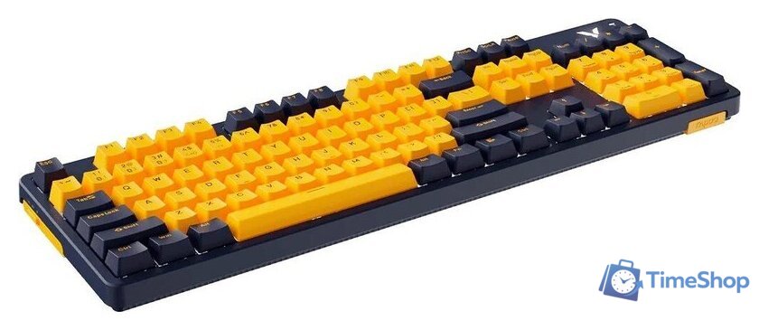 Клавиатура Rapoo V500 Pro Multimode 2024 (темно-синий/желтый) - Изображение №3 — Интернет-магазин Time-Shop