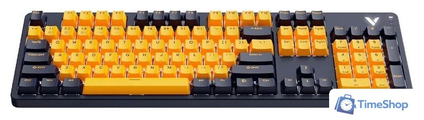 Клавиатура Rapoo V500 Pro Multimode 2024 (темно-синий/желтый) - Изображение №2 — Интернет-магазин Time-Shop