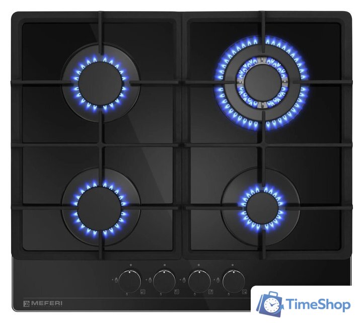 Варочная панель Meferi MGH604BK Glass Power - Изображение №1 — Интернет-магазин Time-Shop