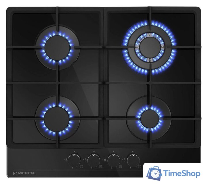 Варочная панель Meferi MGH604BK Glass Power - Изображение №2 — Интернет-магазин Time-Shop