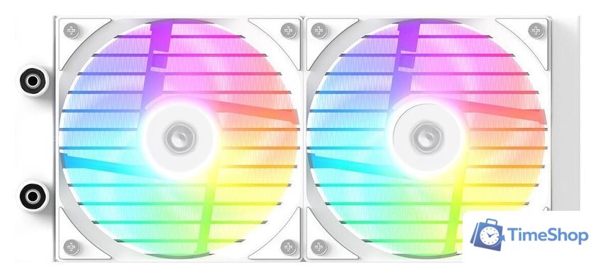 Система жидкостного охлаждения для процессора ID-Cooling FX240 LCD White - Изображение №3 — Интернет-магазин Time-Shop