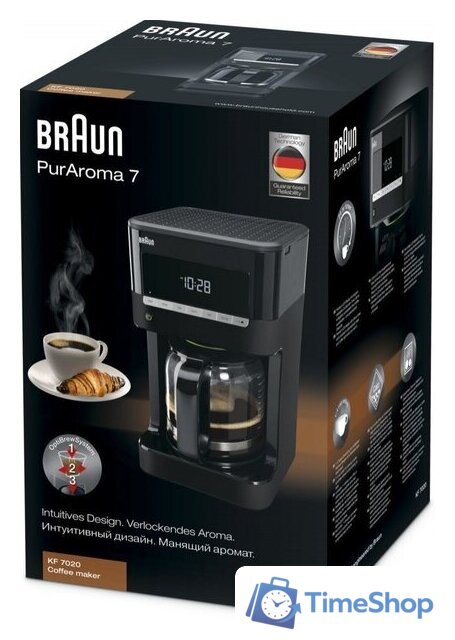 Капельная кофеварка Braun PurAroma 7 KF7020 BK - Изображение №3 — Интернет-магазин Time-Shop