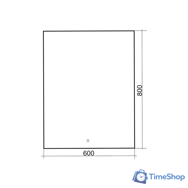  Toppus Зеркало Silk 60x80 - Изображение №3 — Интернет-магазин Time-Shop