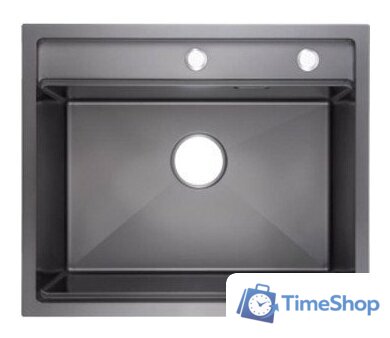 Кухонная мойка VANS Premium 600x505x240 мм Graphite matte - Изображение №1 — Интернет-магазин Time-Shop
