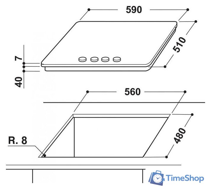 Варочная панель Whirlpool AKWL 628/IXL - Изображение №2 — Интернет-магазин Time-Shop