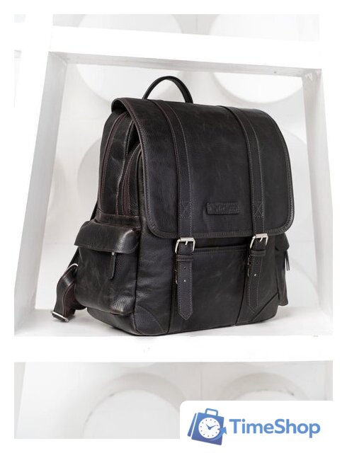 Городской рюкзак Carlo Gattini Montalbano Classico 3097-04 (темно-коричневый) - Изображение №12 — Интернет-магазин Time-Shop