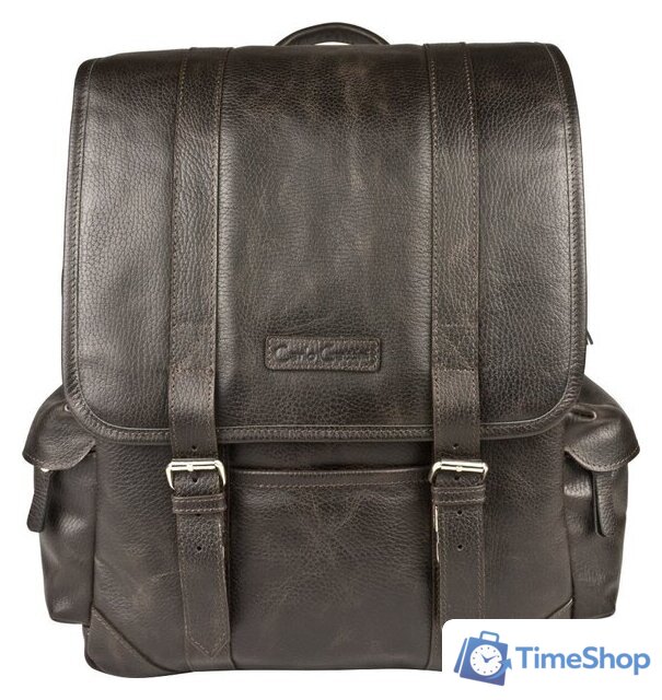 Городской рюкзак Carlo Gattini Montalbano Classico 3097-04 (темно-коричневый) - Изображение №2 — Интернет-магазин Time-Shop