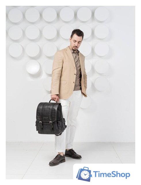 Городской рюкзак Carlo Gattini Montalbano Classico 3097-04 (темно-коричневый) - Изображение №6 — Интернет-магазин Time-Shop